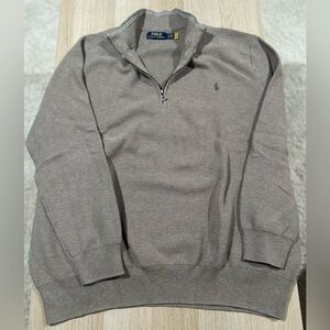 Polo Ralph Lauren Men's Meah Knit Quarter Zip-Up Sweater